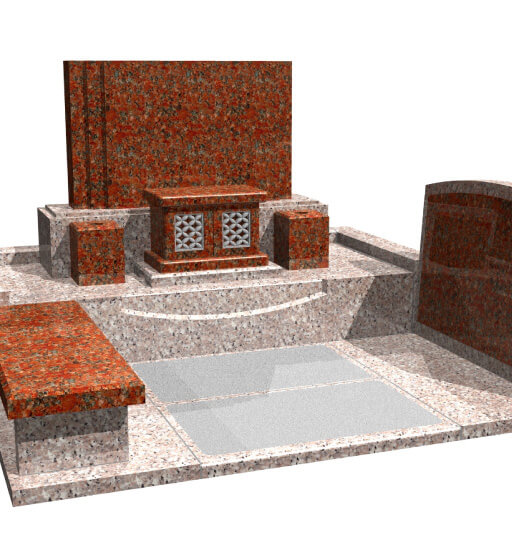 墓石の事例1 イメージ図
