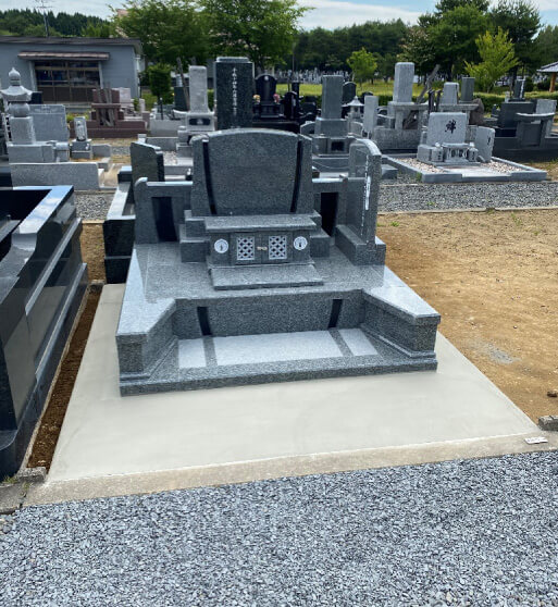 墓石の事例1 完成図